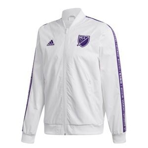 ADIDAS MLS Jacket All Star Game Full Zip Front, Zipper Pockets Like New! Size L